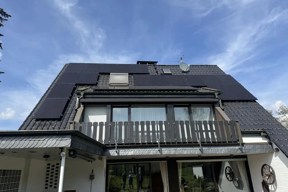 Gebaute Anlage — Photovoltaik im Raum Gifhorn